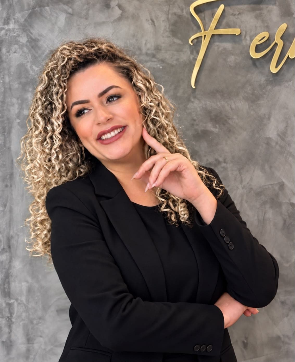 Juliana Araujo no salão